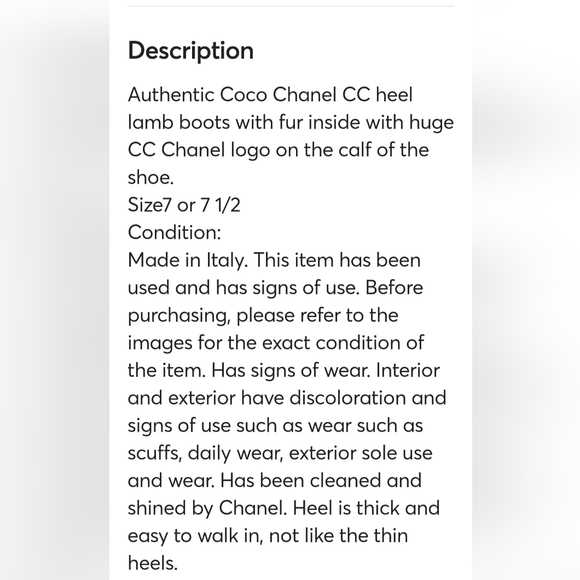 Chanel boots - Picture 11 of 12